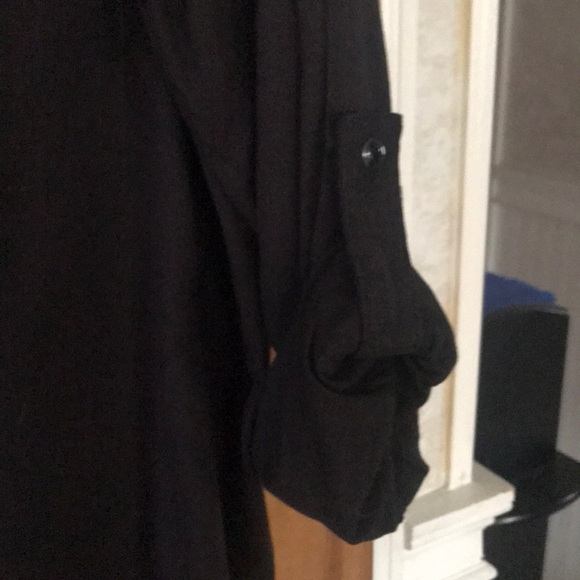 NWT Bass Black Button-up Blouse XL - Picture 4 of 5